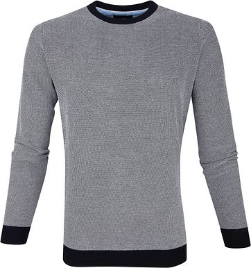 Suitable Thomas Pullover Dunkelblau Punkte
