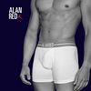 Alan Red Boxers Lot de 2 Blanc Model / Voorkant