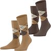 Burlington Chaussettes Everyday Lot de 2 Marron 5152 Product / Detail