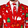 OppoSuits Festivity Rood Kostuum Model / Detail