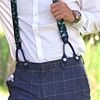 Sir Redman Suspender Buttons Silver Model / Voorkant