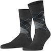 Burlington Manchester Socks Checkered Anthracite 3095 Product