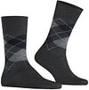 Burlington Chaussettes Manchester Carreaux Anthracite 3095 Product