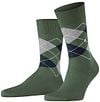 Burlington Manchester Socks Checkered Green 7982 Product