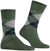 Burlington Manchester Socks Checkered Green 7982 Product