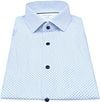 OLYMP Overhemd Level 5 24/Seven Print Lichtblauw Product / Detail