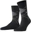 Burlington Manchester Socks Checkered Black 3000 Product