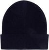 Knowledge Cotton Apparel Beanie Wolle Dunkelblau Product / Achterkant