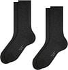 Falke Happy Sokken 2 Paar Antraciet Melange Product