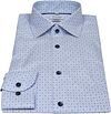 Olymp Level Five Shirt Light Blue Print Product / Detail