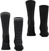 Burlington Everyday 2-Pack Streifen Schwarz Product / Achterkant