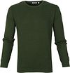KnowledgeCotton Apparel Trui Waves Donkergroen 80597-1278 kopen | Suitable