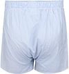 Steppin' Out Boxershort Striped Oxford Blauw Product / Achterkant