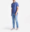 King Essentials The James Polo Shirt Royal Blue Model / Voorkant