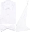 Tailcoat Package Cotton White Shirt + Waistcoat + Bow Moldau order online | Suitable Lithuania