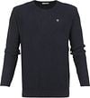 KnowledgeCotton Apparel Trui Field Donkerblauw 80601-1001 kopen | Suitable