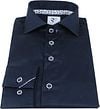 R2 Hemd Extra Long Sleeves Navy Product / Achterkant