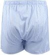 Steppin' Out Boxershort Kariert Blau Product / Achterkant