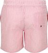 Suitable Short de Bain Stripe Seersucker Rouge Product / Achterkant