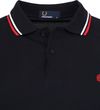 Fred Perry Polo Navy White Red M3600-471 Navy