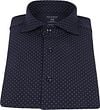 OLYMP Luxor Modern Fit 24/Seven Jersey Stretch Shirt Dots Dark B Product / Achterkant