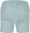 Steppin' Out Boxershort Streifen Poplin Grün Product / Achterkant