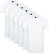 Suitable Ota T-Shirt Rundhalsausschnitt Weiß 6-Pack 100-6 Ota