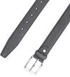 Suitable Riem Suède Leer Grijs