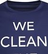 Save The Duck T-shirt Navy Stretch Text Product / Detail