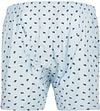 Steppin' Out Boxershort Print Poplin Light Blue Product / Achterkant