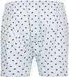 Steppin' Out Boxershort Poplin Print Light Blue Product / Achterkant