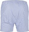 Steppin' Out Boxershort Poplin Stripe Blue Product / Achterkant