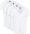 Suitable Vibamboru T-Shirt Diepe V-Hals Wit 4-Pack 3160 Deep V Bamboo kopen | Suitable