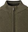 Casa Moda Pullover Zip Olive Green Product / Detail