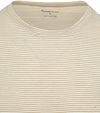 KnowledgeCotton Apparel T-shirt Stripes Beige Product / Detail