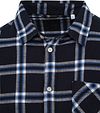 KnowledgeCotton Apparel Shirt Dark Blue Checkered Product / Detail