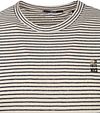 No Excess T Shirt Stripes Yarn Dye Beige Product / Detail
