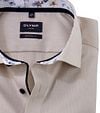 Olymp Luxor Shirt Structure Beige   Model / Detail