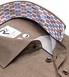 R2 Shirt Melange Brown