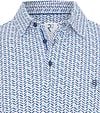 R2 Amsterdam Polo Piqué Impression Bleu Product / Detail