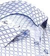R2 Poplin Shirt Print Blue Product / Detail