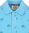 Scotch and Soda Polo Shirt Palm Trees Blue Product / Detail
