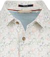 No Excess Overhemd Linnen Off-white Print Product / Detail