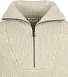 No Excess Halfzip Pullover Two Coloured Melange Greige Product / Detail