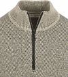 No Excess Half Zip Pullover Structure Melange Stone Product / Detail