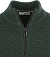 No Excess Pull Demi-Zip Mélanger Structure Vert Foncé Product / Detail
