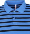 Sun68 Polo Cold Dye Stripes Blauw A31107-12 online bestellen | Suitable
