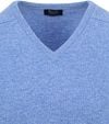 William Lockie Pullover Lamswol V Surf Mid Blue Product / Detail