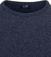 William Lockie Pullover Lambswool Indigo Melange Product / Detail