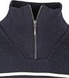 Armor-Lux Camionneur Half Zip Sweater Wool Stripes Navy Product / Detail